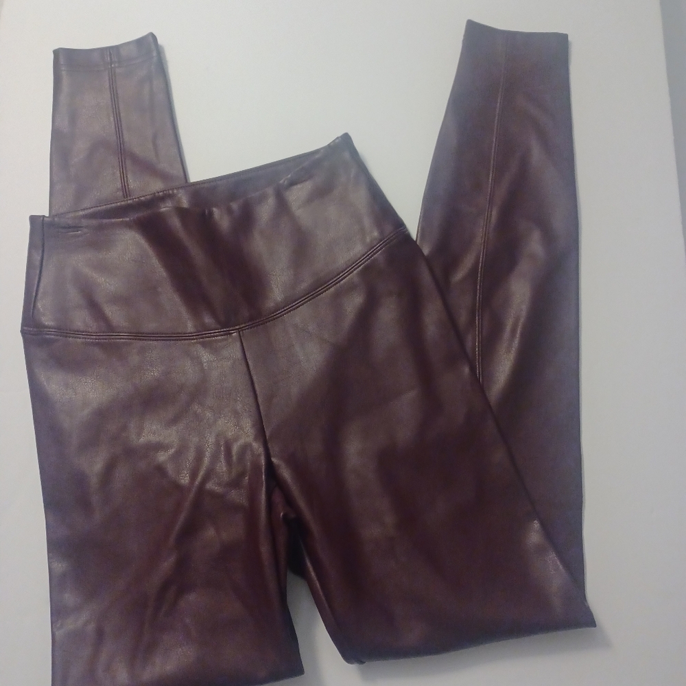 WHBM Faux Leather Leggings Sz 00